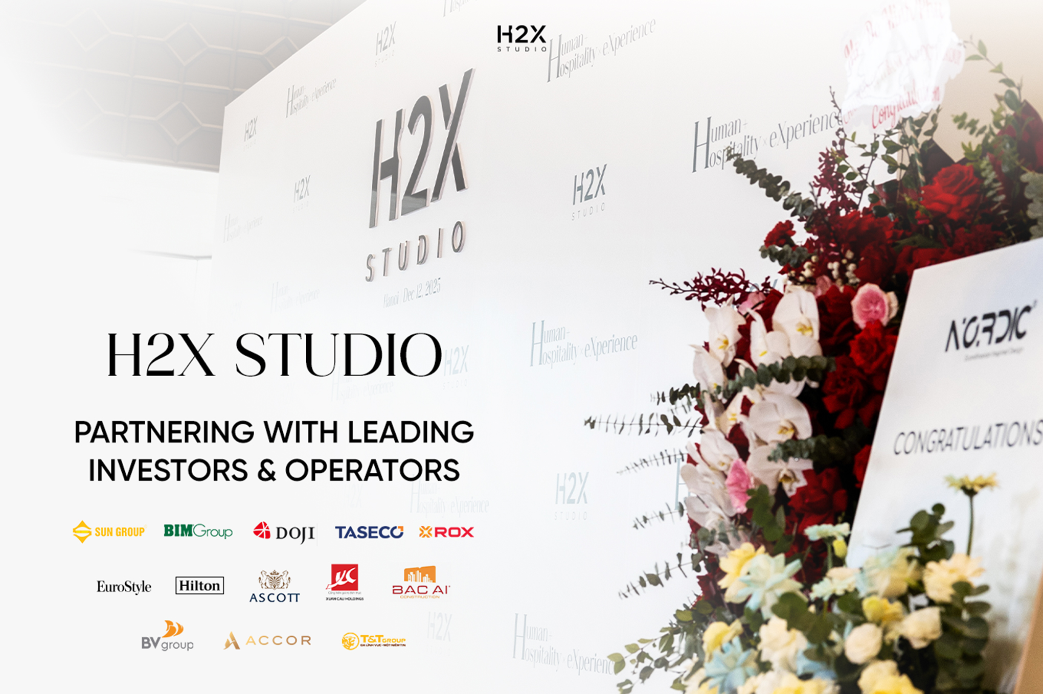 H2X STUDIO ĐỒNG HÀNH CÙNG CÁC CHỦ ĐẦU TƯ & NHÀ VẬN HÀNH HÀNG ĐẦU